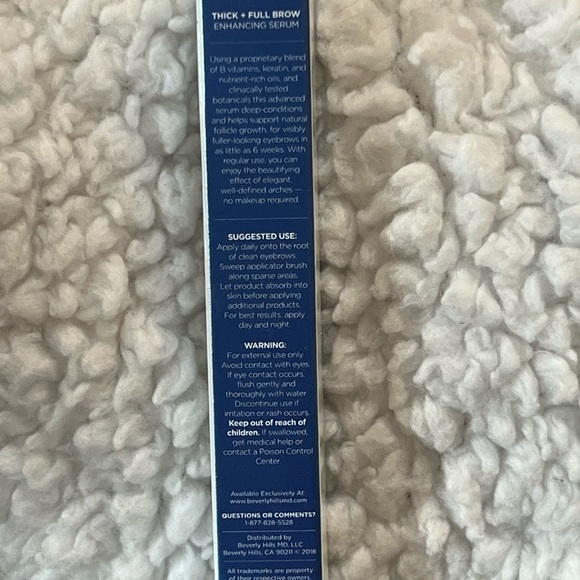 New in Box- Beverly Hills MD Thick and Full Brow Enhancing Serum - Picture 4 of 10